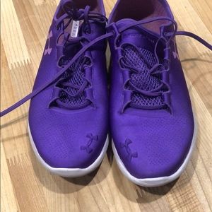 Cute purple speed form shoes
